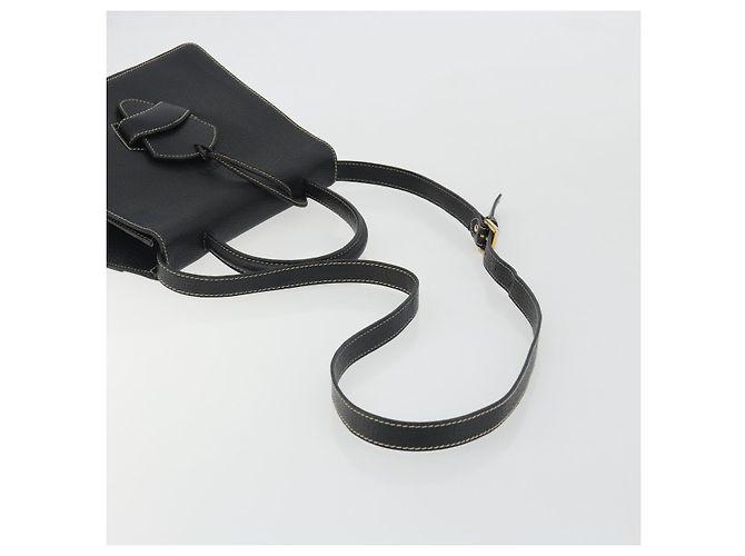 LOEWE Velazquez Hand Bag Leather 2way Black - vista 8