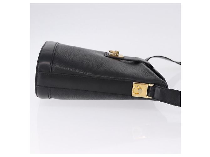 Céline CELINE Shoulder Bag Leather Black Gold - vista 3