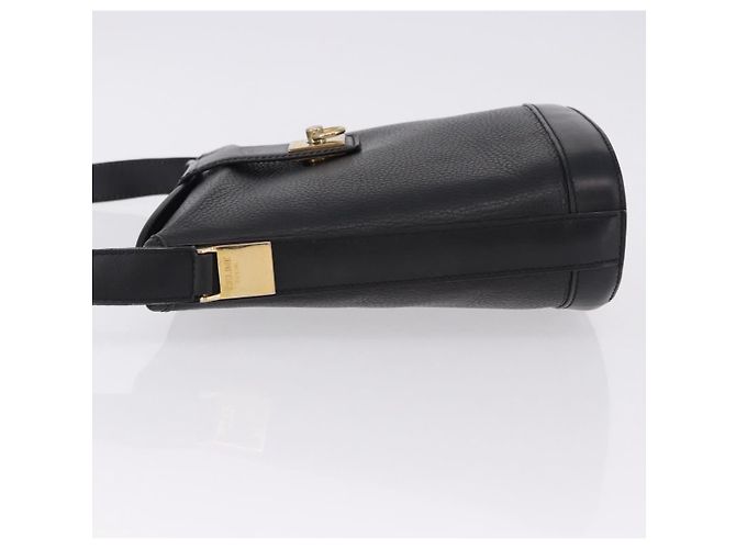 Céline CELINE Shoulder Bag Leather Black Gold - vista 4