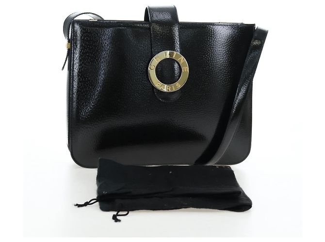 Céline CELINE Shoulder Bag Patent leather Green Gold - vista 12