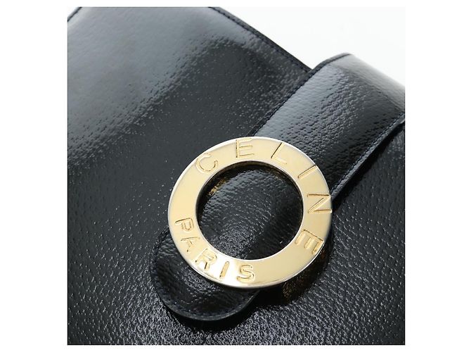 Céline CELINE Shoulder Bag Patent leather Green Gold - vista 19