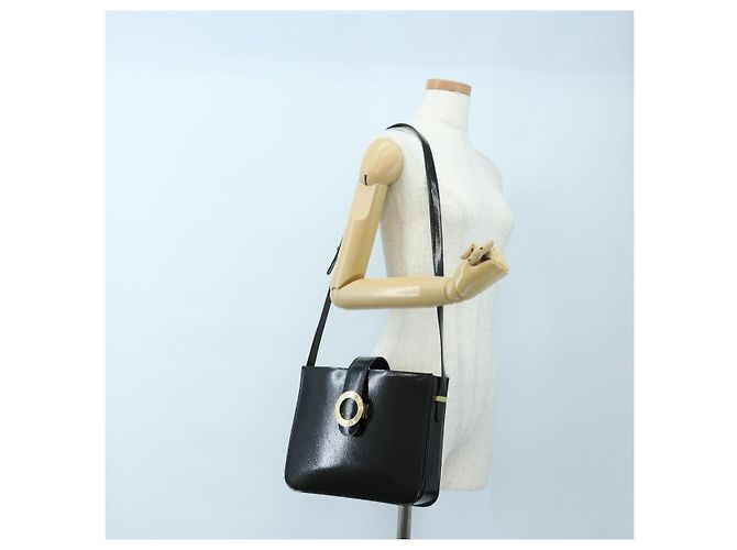 Céline CELINE Shoulder Bag Patent leather Green Gold - vista 31