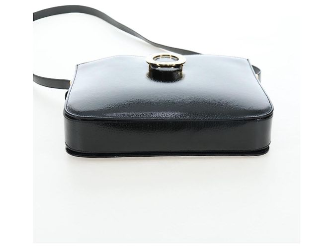 Céline CELINE Shoulder Bag Patent leather Green Gold - vista 5