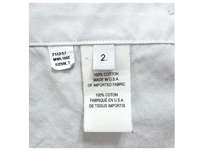 Thom Browne Camicia in cotone Oxford White Bianco - vista 20