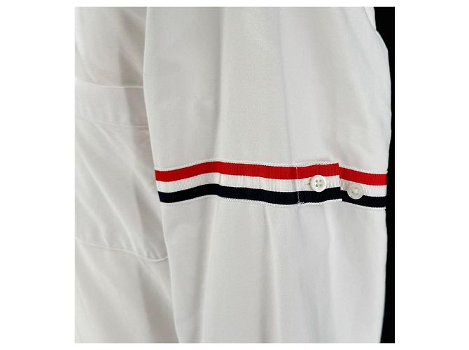 Thom Browne Camicia in cotone Oxford White Bianco - vista 8