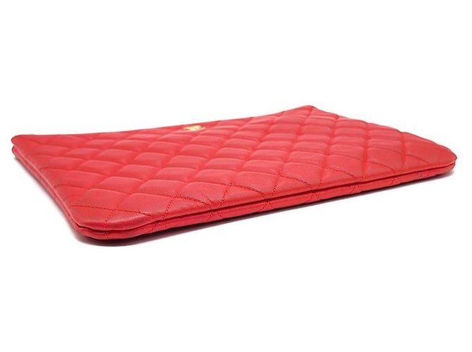 Chanel Clutch in pelle d'agnello New Medium Rosa - vista 6
