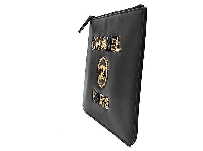 Chanel Clutch Deauville New Medium Nero - vista 2