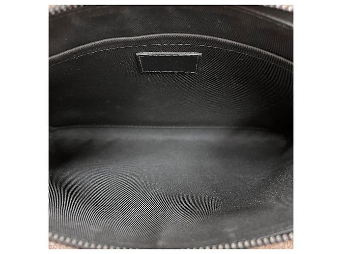 Louis Vuitton Pochette Toiletry Clutch Bag Monogram Shadow Black Nero - vista 6