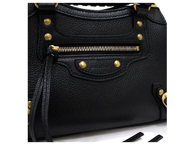 Balenciaga Black Neo Classic Mini City Women's Tote and Shoulder Bag - view 8