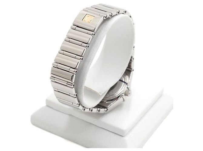 Omega Relógio de Quartzo para Mulher Constellation com Bisel de Diamantes Preto - vista 5