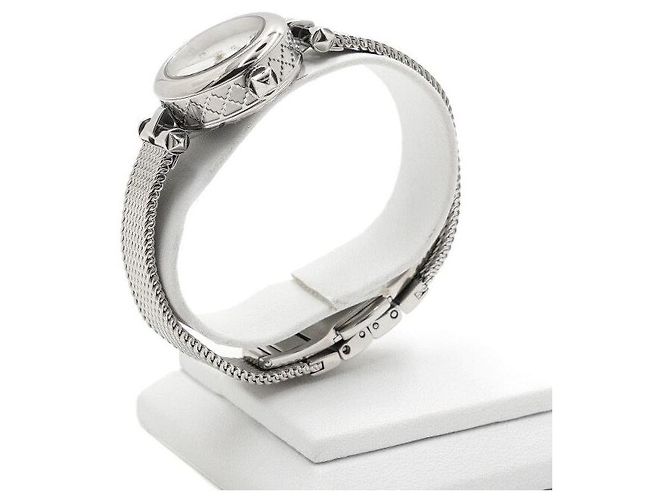 Gucci Reloj de acero quartz para mujer con esfera de diamantes Blanco - vista 3