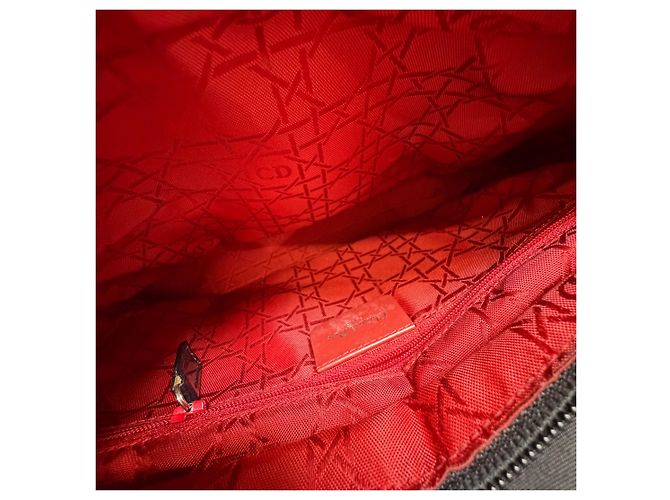 Dior Borsa Tote Small Lady Cannage (Nero con Hardware Argento) - vista 19