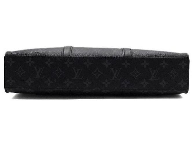 Louis Vuitton Monogram Eclipse Sac Plat Horizontal Borsa Business da Uomo Tote e Borsa a Tracolla - vista 7