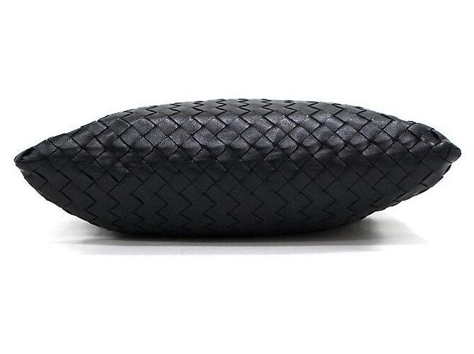 Bottega Veneta Borsa hobo tote piccola Intrecciato nera Nero - vista 6