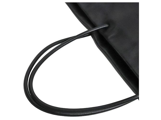 Chanel Borsa a tracolla Essential Black Stitch Nero - vista 6