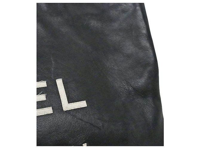Chanel Borsa a tracolla Essential Black Stitch Nero - vista 7