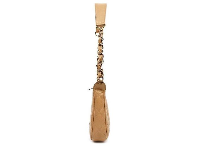 Chanel Borsa a tracolla Beige Caviar Big CC Chain Marrone - vista 2