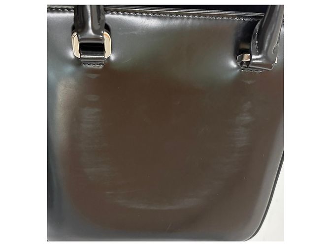 Prada Mini borsa tote spazzolata e borsa a tracolla Nera Nero - vista 19