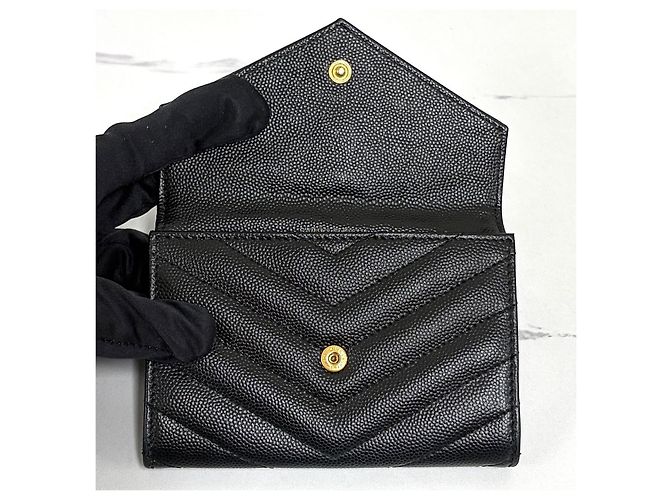 Saint Laurent Tarjetero Sobre Negro - vista 10
