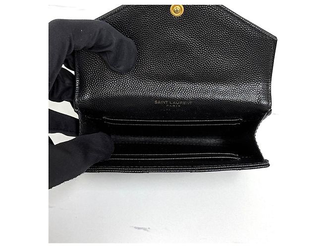 Saint Laurent Tarjetero Sobre Negro - vista 11