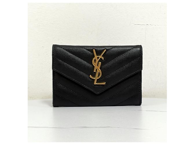 Saint Laurent Tarjetero Sobre Negro - vista 2