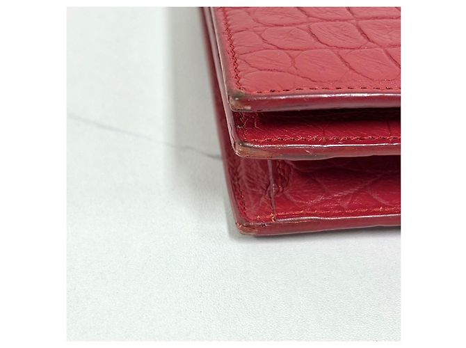 Saint Laurent Monogram Klappentasche Rot - Ansicht 10