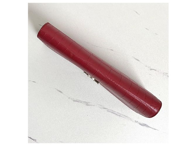Saint Laurent Monogram Klappentasche Rot - Ansicht 8