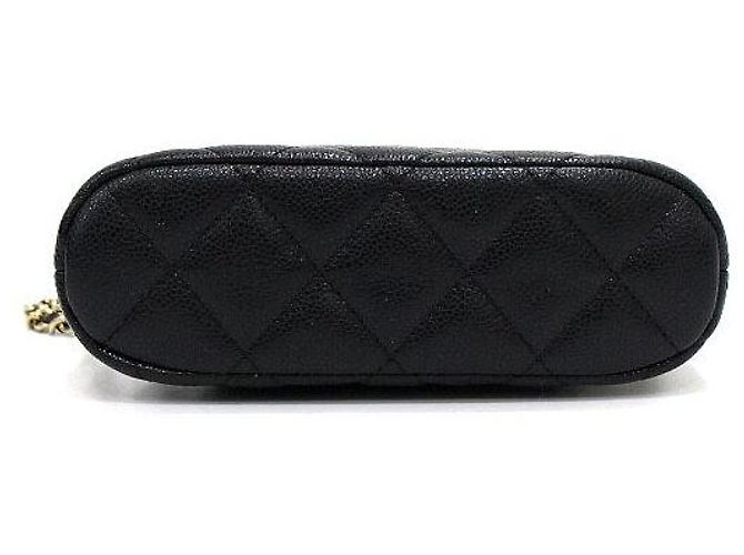 Chanel Borsa a tracolla mini a mezzaluna Timeless Classic con logo CC dorato Nero - vista 7