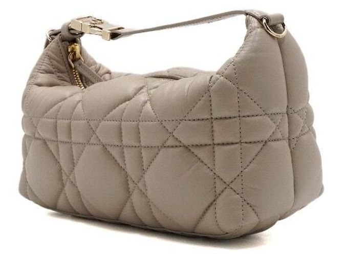 Dior Borsa Tote e Borsa a Tracolla Travel Nomad Medium Pouch Beige Marrone - vista 3