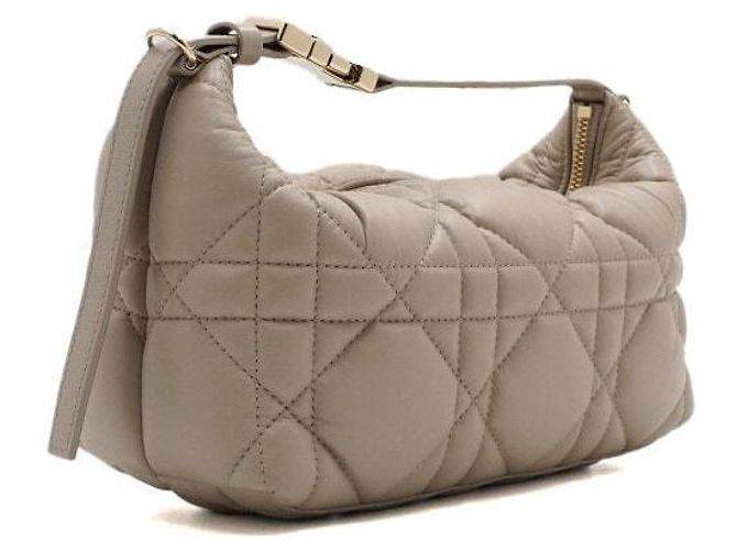 Dior Borsa Tote e Borsa a Tracolla Travel Nomad Medium Pouch Beige Marrone - vista 4