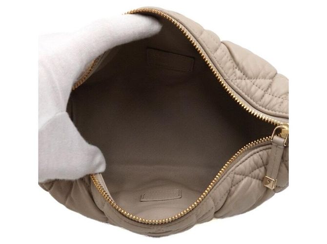 Dior Borsa Tote e Borsa a Tracolla Travel Nomad Medium Pouch Beige Marrone - vista 6