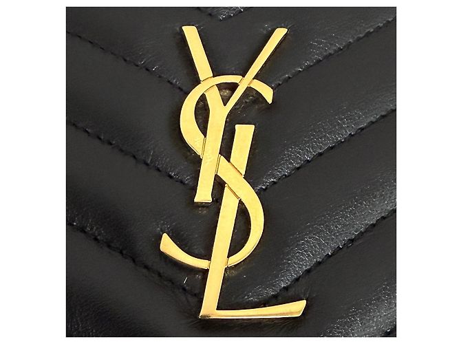 Saint Laurent Clutch Monogram Matelassé Black Nero - vista 5