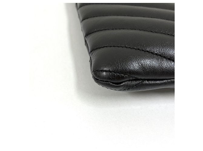 Saint Laurent Clutch Monogram Matelassé Black Nero - vista 7