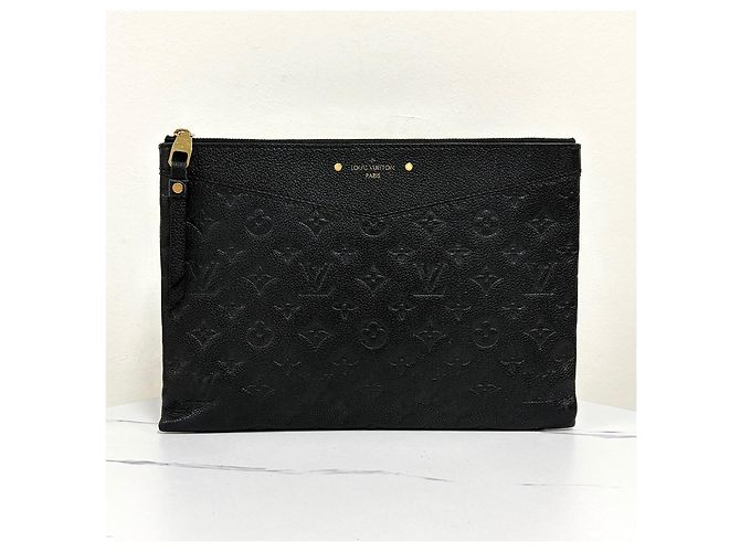 Louis Vuitton Borsa a Pochette Monogram Nera Nero - vista 5