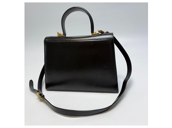 Salvatore Ferragamo Borsa a Tracolla Tote Gancini (Usata, Black) Nero - vista 10
