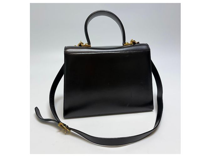 Salvatore Ferragamo Borsa a Tracolla Tote Gancini (Usata, Black) Nero - vista 11