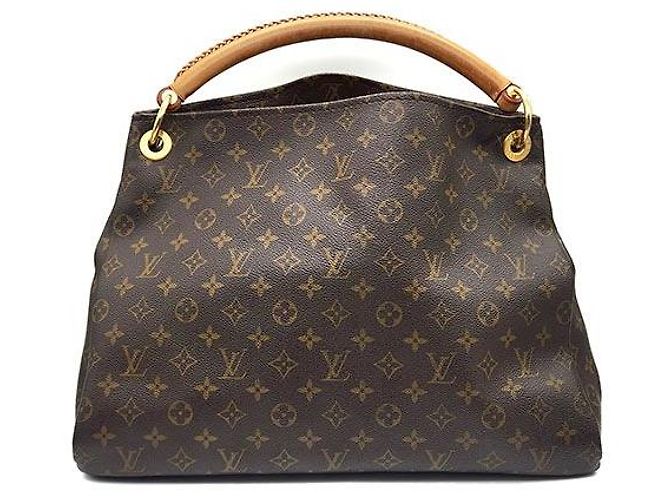 Louis Vuitton Monogram Arch MM Borsa marrone in tela - vista 3