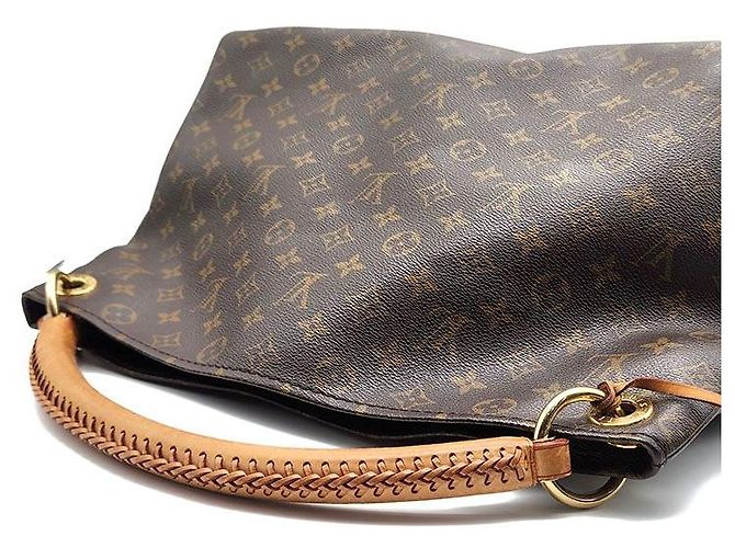 Louis Vuitton Monogram Arch MM Borsa marrone in tela - vista 6