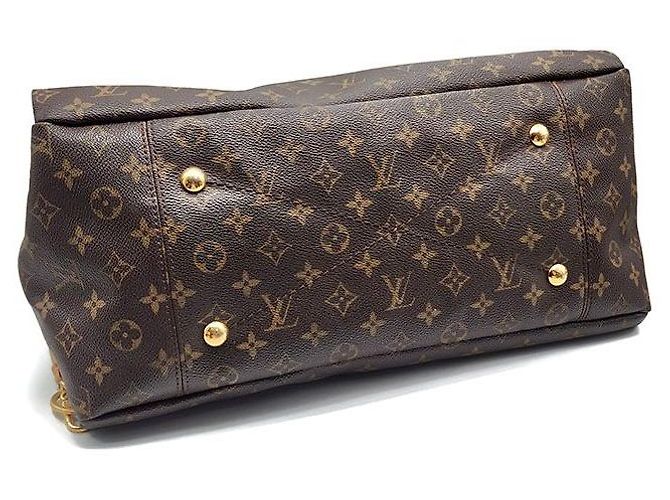 Louis Vuitton Monogram Arch MM Borsa marrone in tela - vista 7