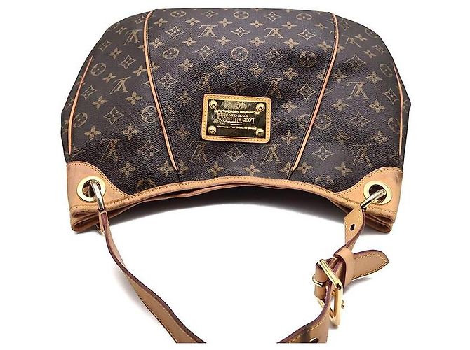 Louis Vuitton Monogram Galliera GM Borsa a mano marrone pelle - vista 6