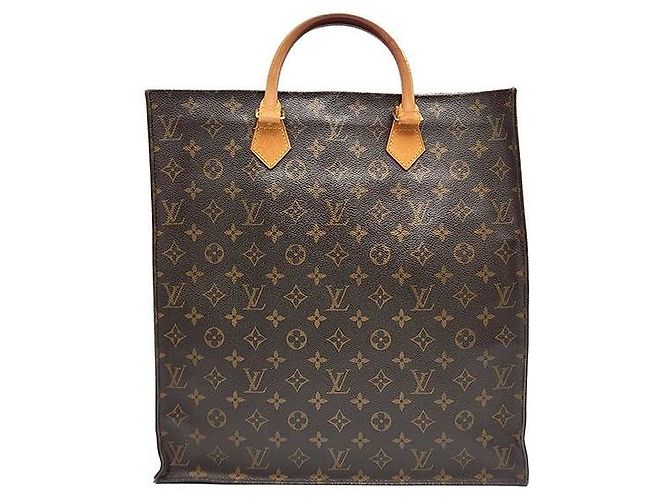 Louis Vuitton Monogram Sac Plat Bolso Marrón Castaño - vista 3