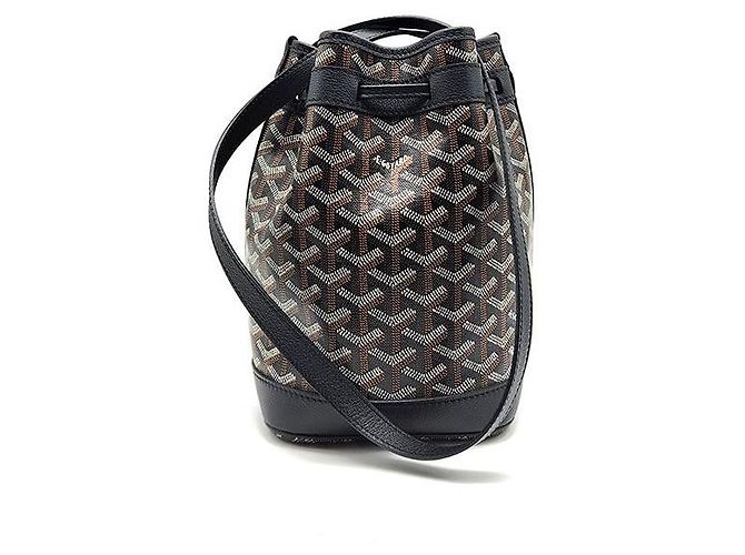 Goyard Petite Pouch Nero Pelle - vista 3