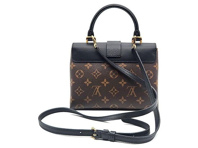 Louis Vuitton Monogram Rocky BB Borsa a mano nera in tela Nero - vista 3
