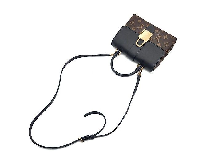 Louis Vuitton Monogram Rocky BB Borsa a mano nera in tela Nero - vista 4
