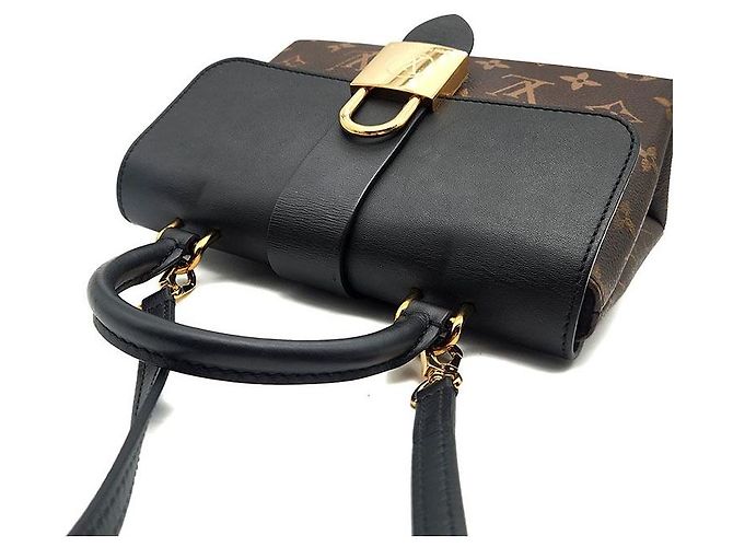 Louis Vuitton Monogram Rocky BB Borsa a mano nera in tela Nero - vista 6