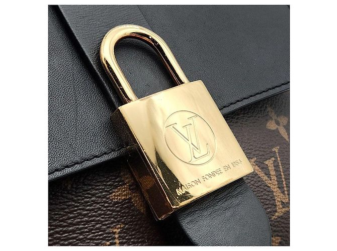 Louis Vuitton Monogram Rocky BB Borsa a mano nera in tela Nero - vista 8