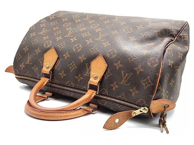 Louis Vuitton Monogram Speedy 35 Marrone - vista 6