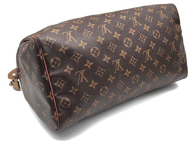 Louis Vuitton Monogram Speedy 35 Marrone - vista 7