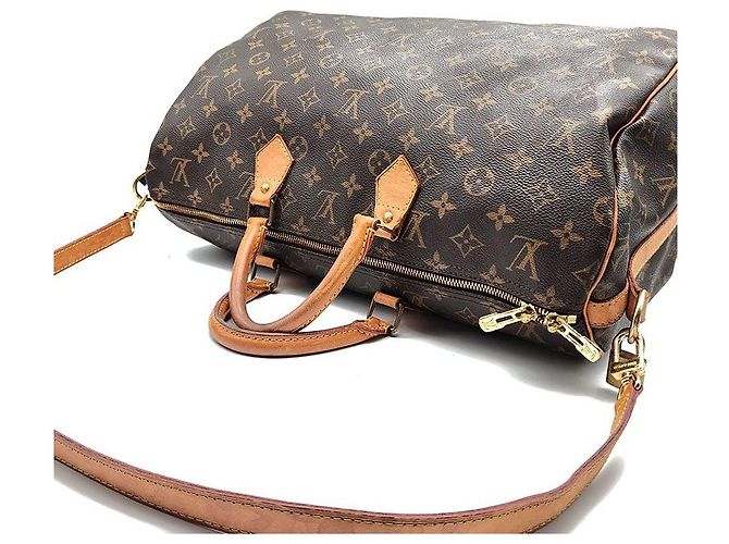 Louis Vuitton Monogram Bandoulière Speedy Marrone - vista 6
