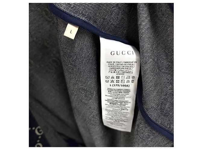 Gucci Giacca Technical Track con zip Blu - vista 16